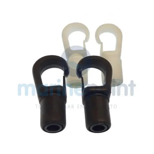 White Nylon Carabiners 8 Mm - GS60134 product image