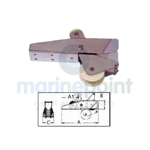 Stainless Steel Swivel Pulley - GS70003 product image