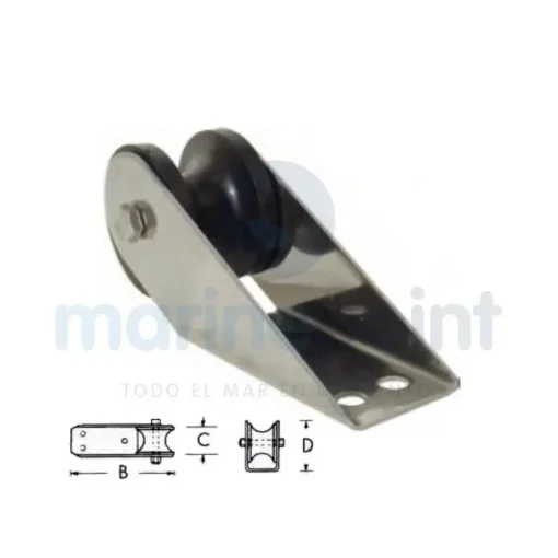 Stainless Steel Bow Guide Pulley - GS70010 product image