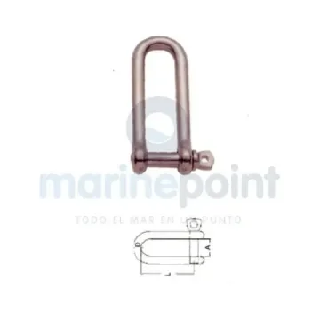 Long Straight Stainless Steel Shackle - GS71017 product image
