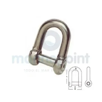 6 Mm AISI-316 Stainless Steel Short Shackle - GS71040B product image