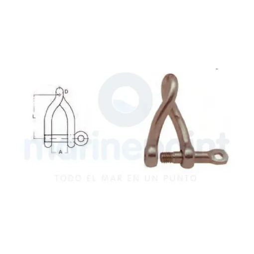 10mm Stainless Steel Reversed Shackle - GS71038 product image