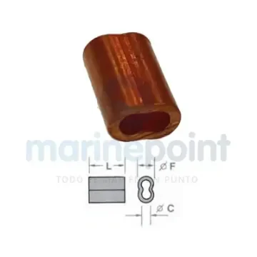 Bronze Sleeves for 10mm Cable - GS71191 product image