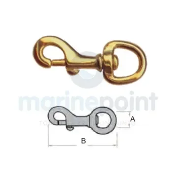 Swivel Brass Carabiner, 65mm - GS71303 product image