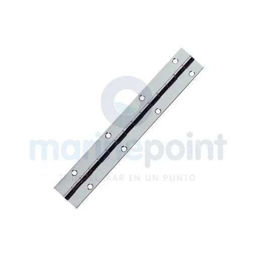 Piano Hinge Stainless Steel 1000x50x0.8mm - GS72167 product image