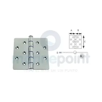 Polished Aisi-316 Stainless Steel Hinge - GS72188 product image