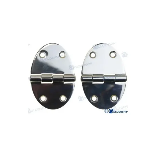 Oval Stainless Steel Hinges for Nautical Use - GS72195 product image
