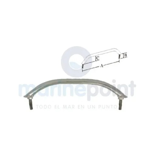 30cm AISI-316 Stainless Steel Handrail - GS72290 product image