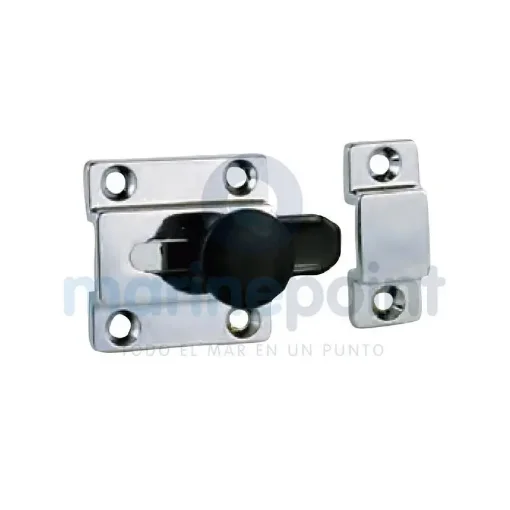 Perko Chrome Brass Door Latch 54x38 mm - GS72363 product image