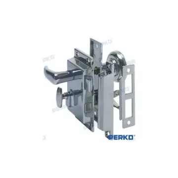 Perko Reversible Chrome-Plated Brass Lock with Key - GS72401 product image