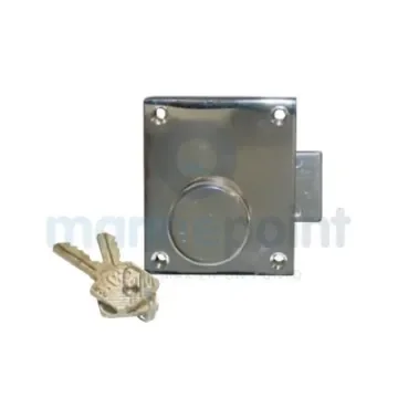Cylindrical Lock with Key and Internal Knob - GS72410 product image