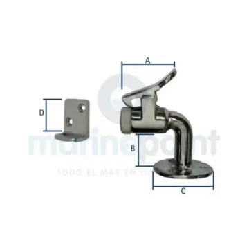 Aisi-316 Stainless Steel 90° Door Holder - GS72444 product image