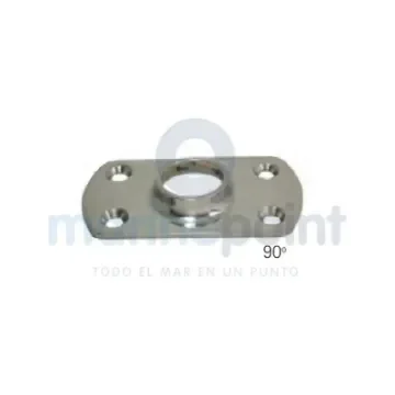 Welded Stainless Steel Rectangular Base 90º - GS72461 product image