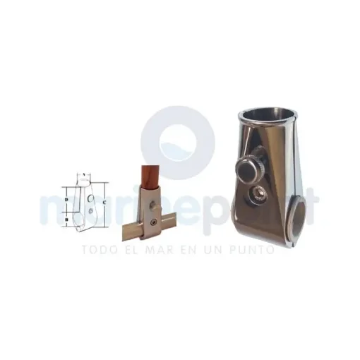 Stainless Steel Base for Balcony 25 Mm - GS73309 product image