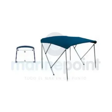 Ocean South - Blue 3-Arch Bimini Top 190-210 Cm - OCEMA0623B product image