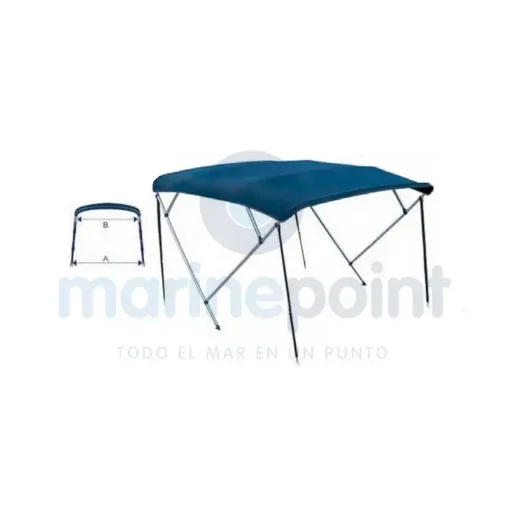 Ocean South 4-Arch Bimini Top 210-230 Cm - OCEMA0634B product image