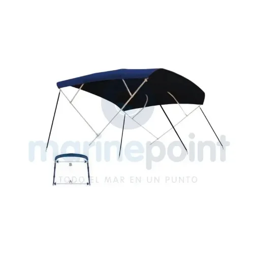 Ocean South Bimini Cruiser Awning, Blue - OCEMA0663B product image
