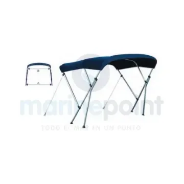 Ocean South - Blue 3-Arch Bimini Top with Supports - OCEMA0952B product image