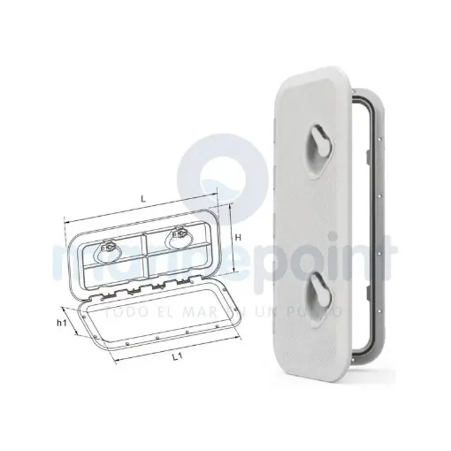 Watertight Access Hatch 370x375 Mm - SFRE137037501 product image