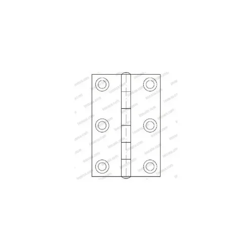 Marine 50 X 28 Mm 304 Stainless Steel Hinge - 40250856 product image