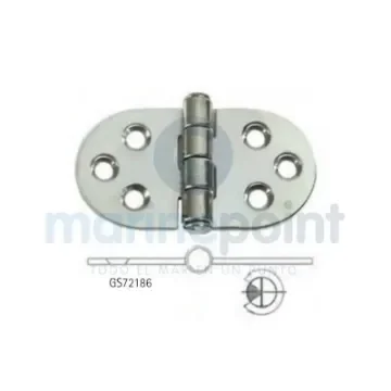 Stainless Steel Half Hinges 76X38mm - GS72186 product image