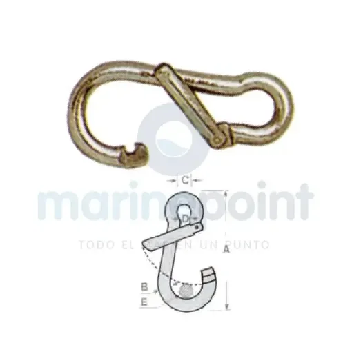 KONG - Stainless Steel Side Opening Carabiner - GS71337 product image