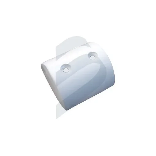 Profile Terminal, 38 X 15mm, White, Reinforced PVC - 140207 product image