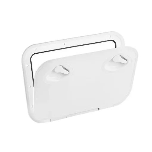 Nuova Rade - Mid Line Cover Plate, 355 X 600mm, White with Lock - 196852 product image