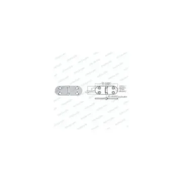 30X82mm Stainless Steel 316 Central Hinge - 09121224 product image