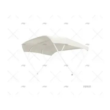 Tessilmare Aluminium Folding Bimini White Fabric - 90210355 product image