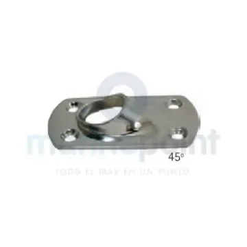 Welded Rectangular Base 45º Stainless Steel - GS72456 product image