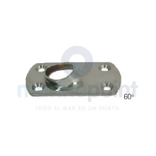 Welded Rectangular Base 60º Stainless Steel - GS72458 product image