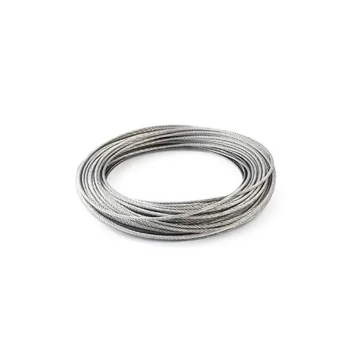Flexible 7x7 A4 Stainless Steel Wire Rope, 3 Mm - 09220138 product image