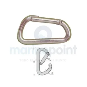 KONG - Asymmetrical Carabiner 8mm - GS71338 product image