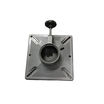 60 Mm Anodized Aluminium Recessed Base - 64085SPZ product image
