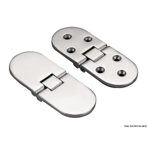 Osculati Outward Hinge Polished Stainless Steel - 38.494.02 product image