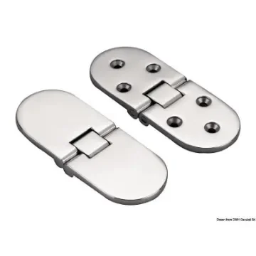 Osculati Stainless Steel Micro-Cast Hinge 180º - 38.290.02 product image