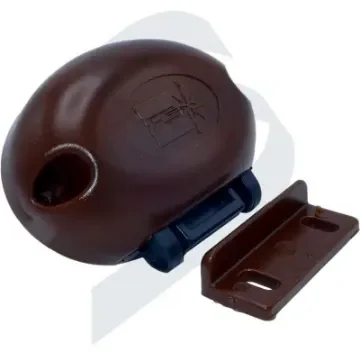 Foresti & Suardi - Matt Nickel Oval Push Lock - 121143 product image