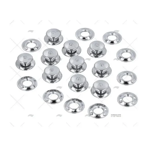 Loxx - Tenax Female Snaps, Chrome-Plated Brass - 28000278 product image