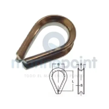 3 Mm Stainless Steel Thimbles - GS71151 product image