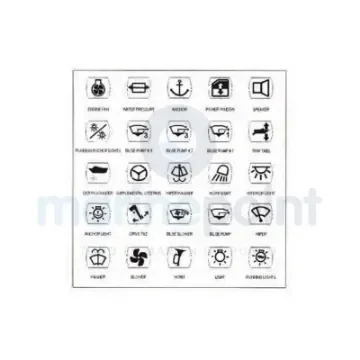 Set of Nautical Panel Adhesive Labels - GS11149 product image