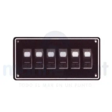 6 Switch Panel Rocker Switches with Fuse Box - GS11184 product image