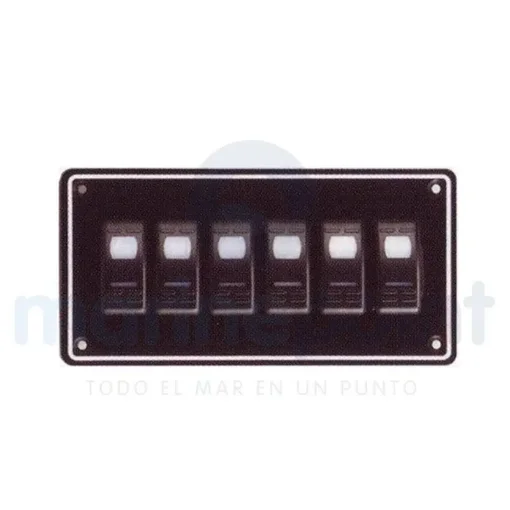 6 Switch Panel Rocker Switches with Fuse Box - GS11184 product image