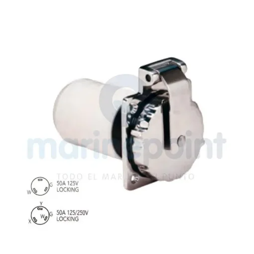 Marinco Aisi 316 Stainless Steel Socket Base 50A - GS11383 product image