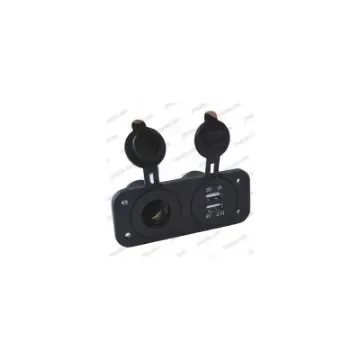 Panel with Cigarette Lighter Socket and Dual USB Ports - 44250506 product image