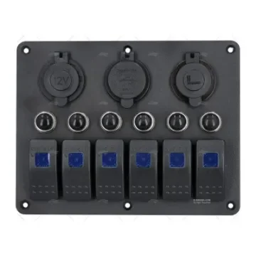 12V Led Electrical Panel with 6 Switches - 44250577 product image