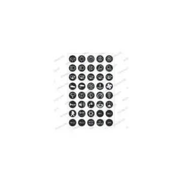 Adhesive Panel, Switch Symbols - 65000917 product image