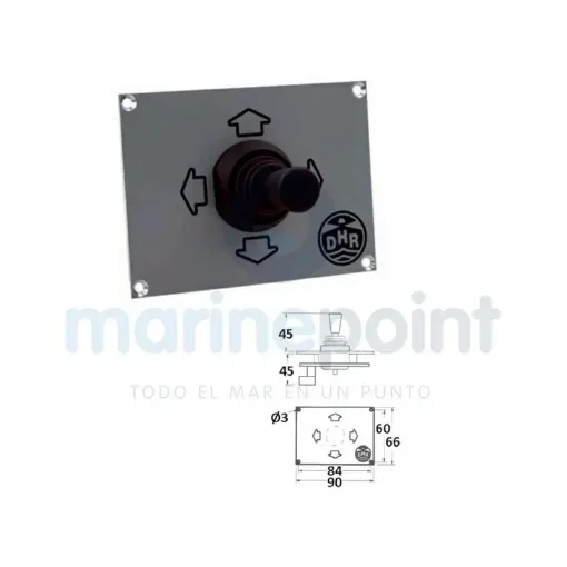 24V Bow Thruster Joystick – Precise Dhr Control - 033039 product image