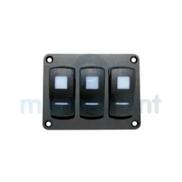 ETA Marine Electrical Panel with 3 Switches - 034515 product image