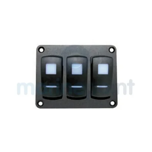 ETA Marine Electrical Panel with 3 Switches - 034515 product image